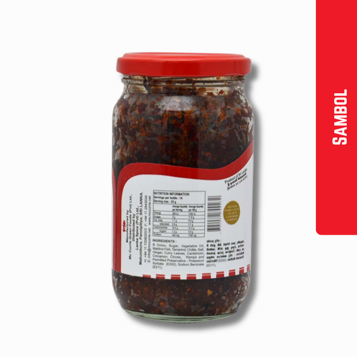 Mc Currie Seeni Sambol 360g